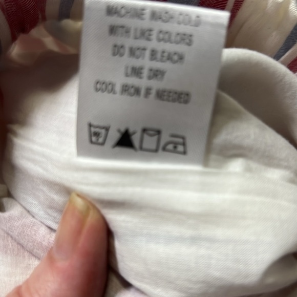 Tyler Boe Red Wide Leg Pants - Picture 8 of 8